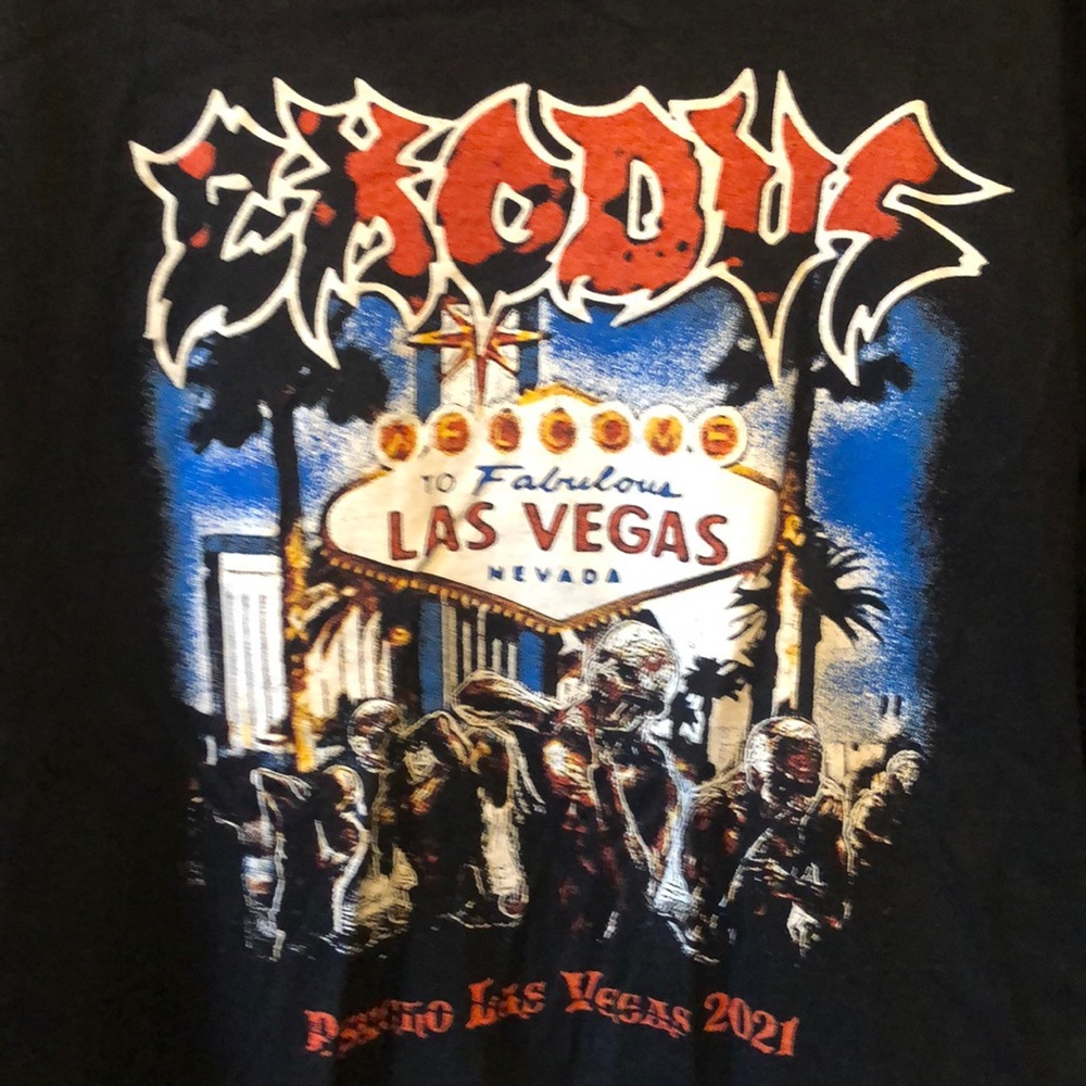 Exodus Large Shirt from Psycho Las Vegas 2001. Metal, Thrash, Punk, Rock